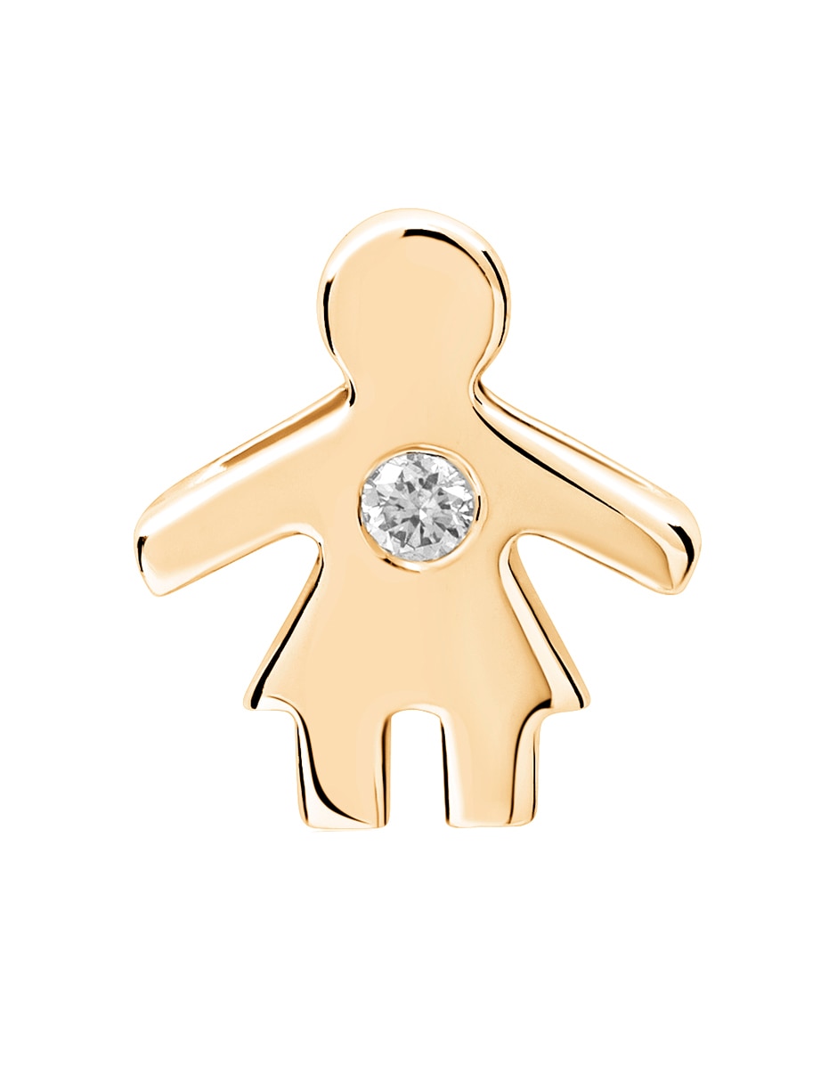 Dije de niña familia feliz de oro 14 K Dije de niña familia feliz de oro 14 K