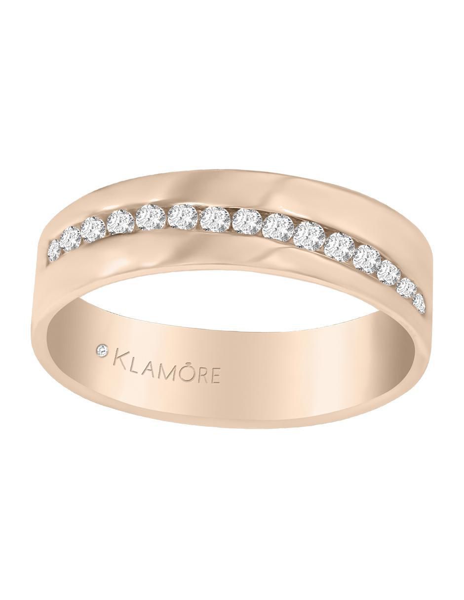 Argolla de oro 14 k Fabia diamante Argolla de oro 14 k Fabia diamante
