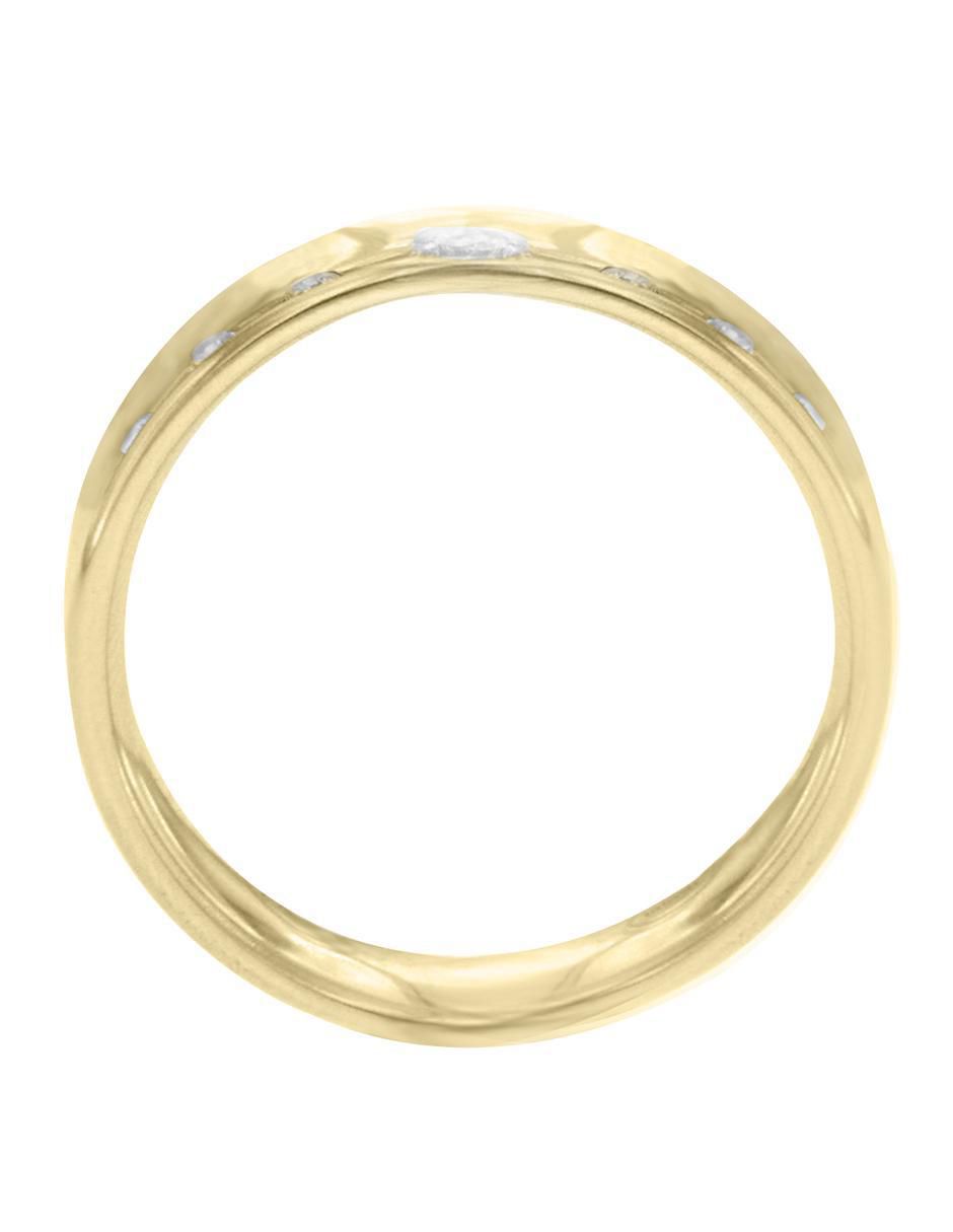 Argolla "de" oro 14 k klamore nuri diamante