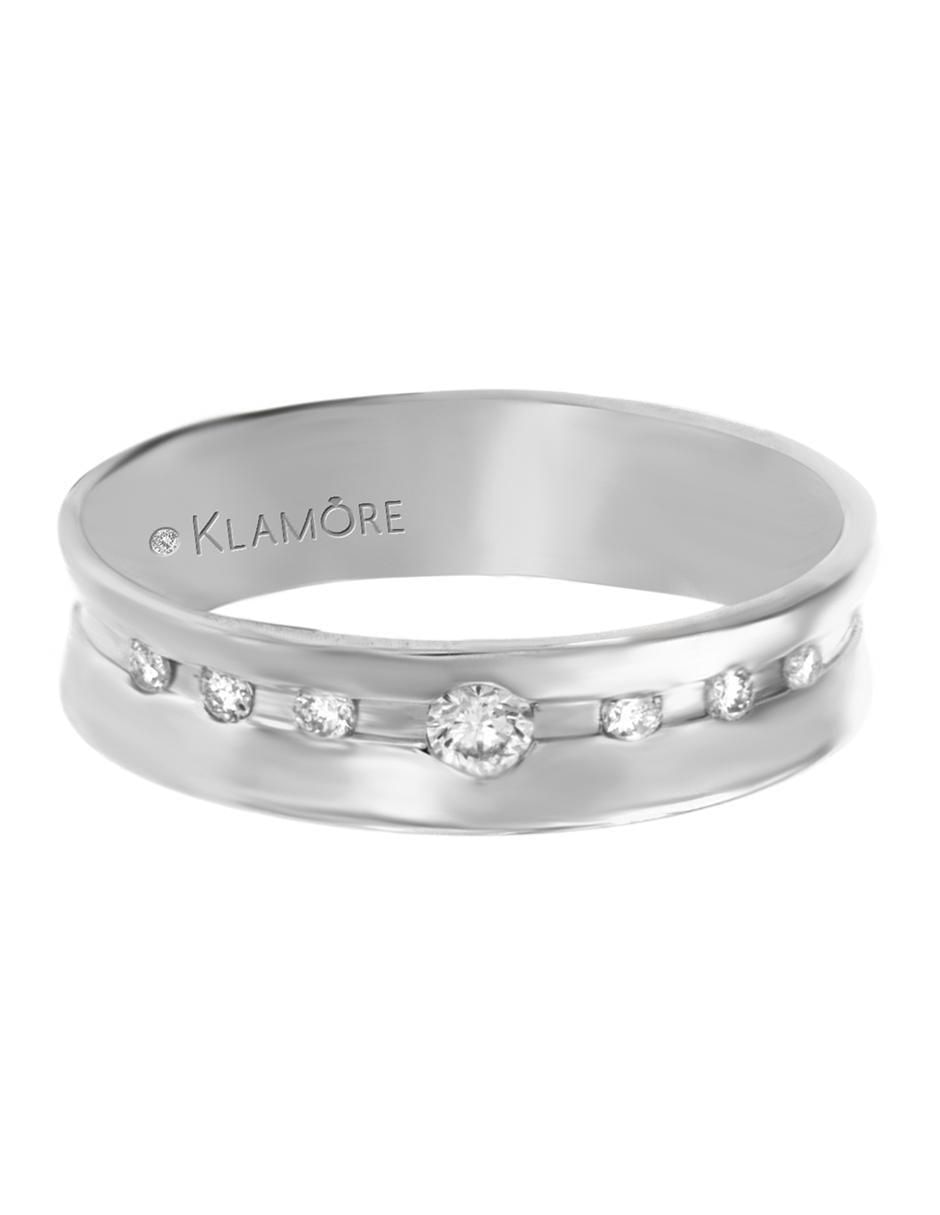 Argolla de oro 14 k Nuri diamante