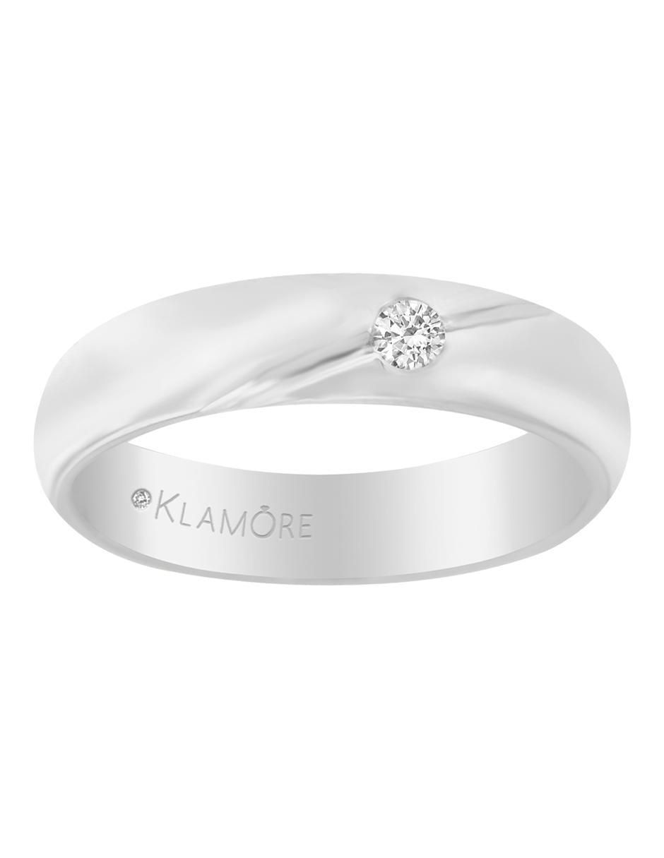 Argolla de oro 14 k Leticia diamante