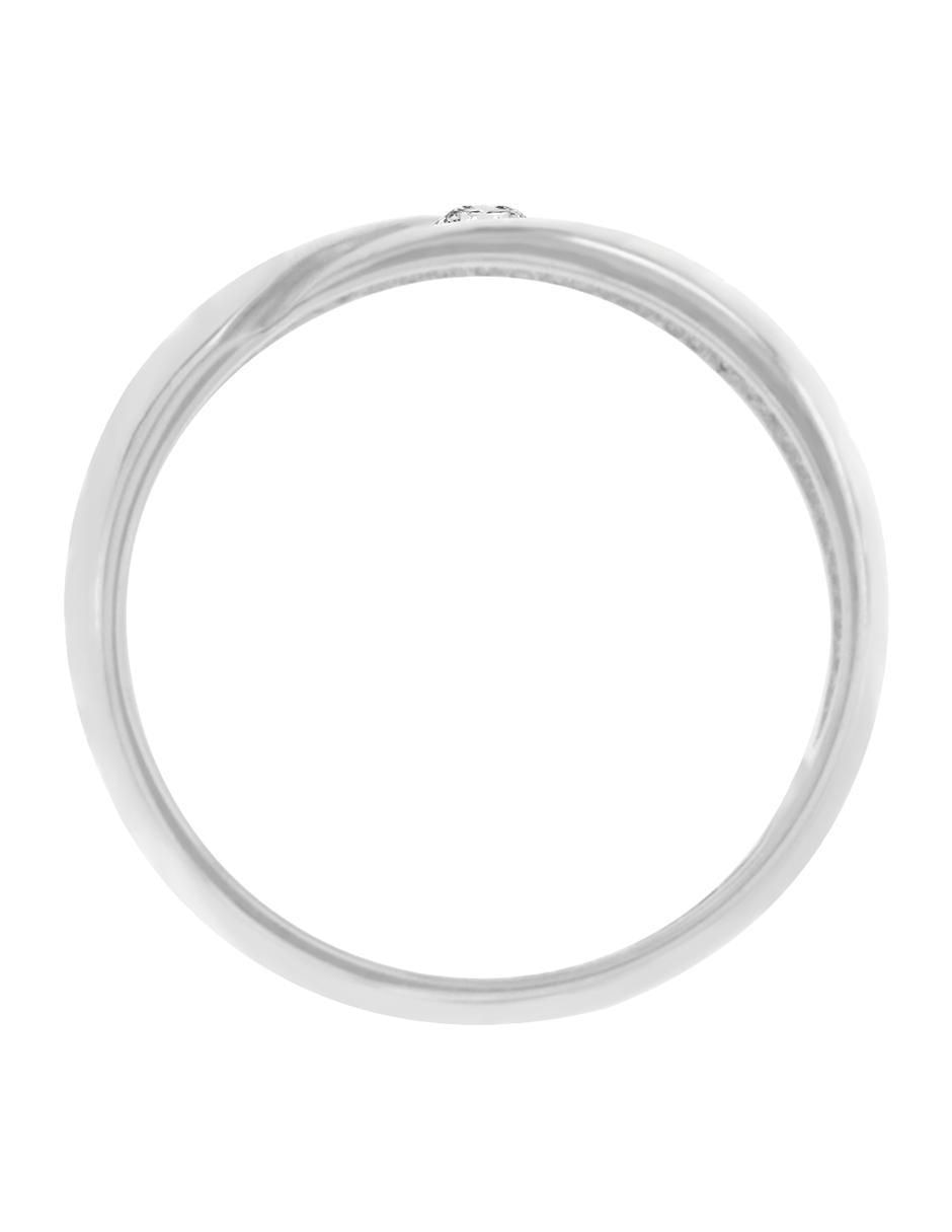 Argolla de oro 14 k Leticia diamante 2