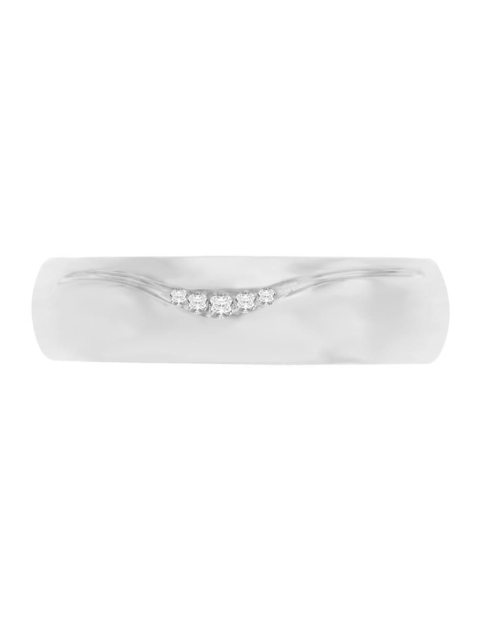 Argolla de oro 14 k Ara diamante