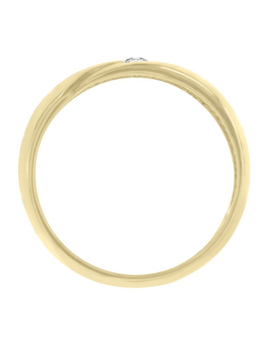 Argolla "de" oro 14 k klamore leticia diamante