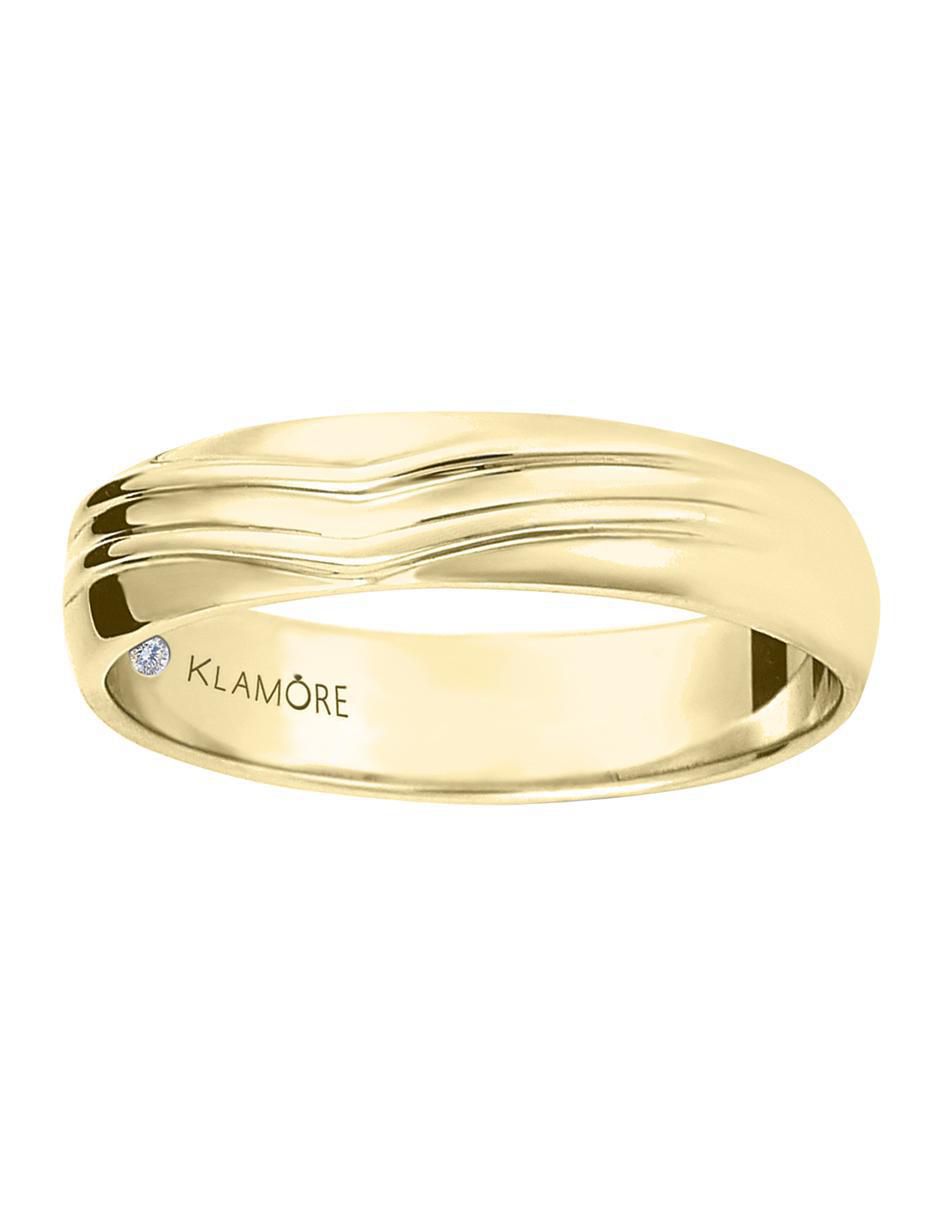 Argolla de oro 14 k Miloro