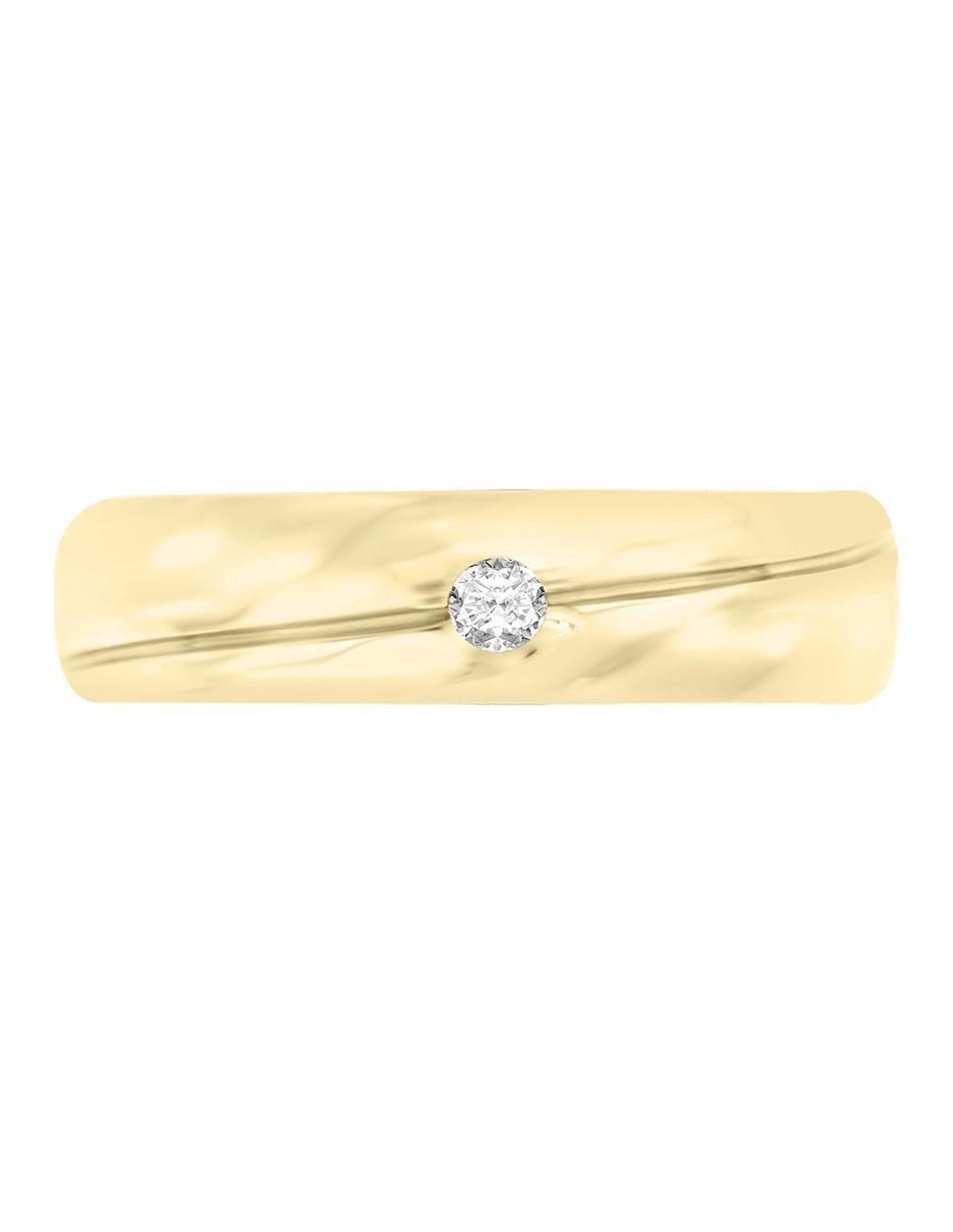 Argolla de oro 14 k diamante