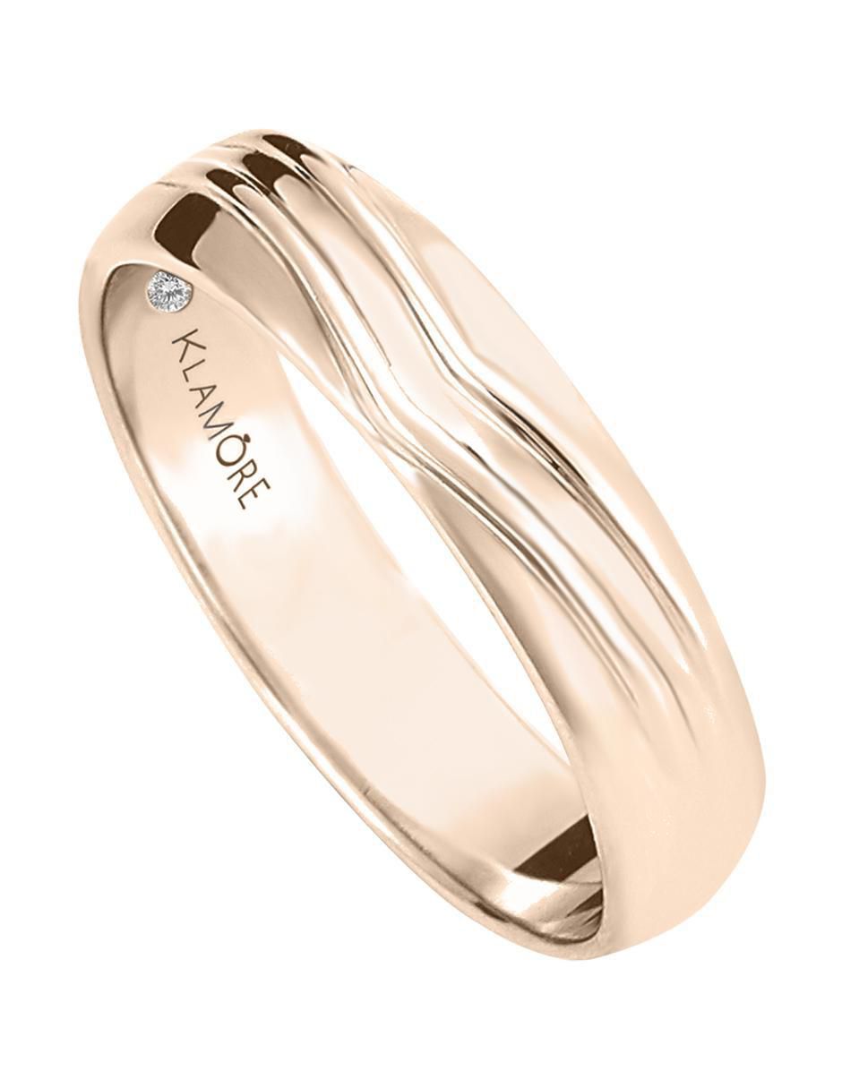Argolla de oro 14 k Miloro 2