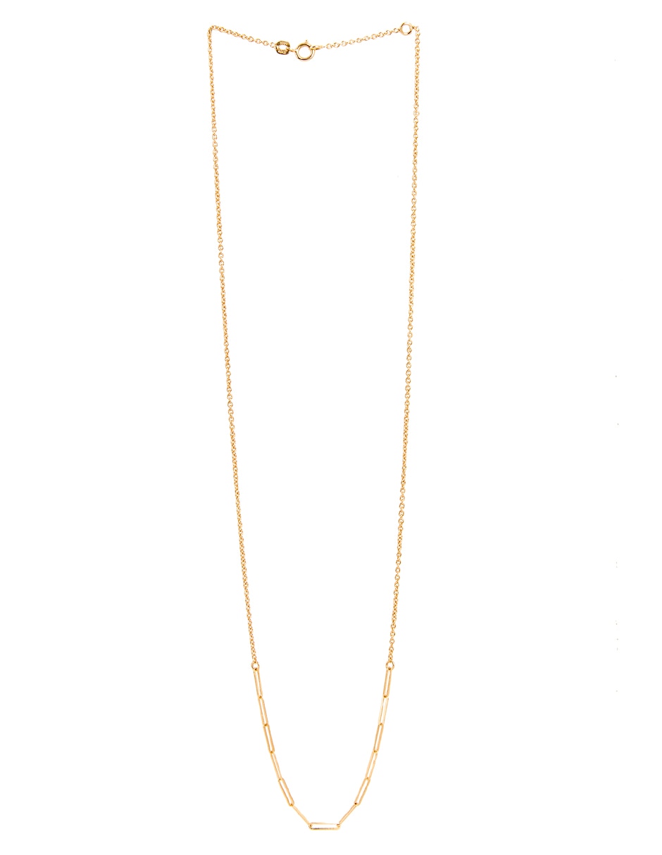 Collar de eslabones de oro 14 K 2