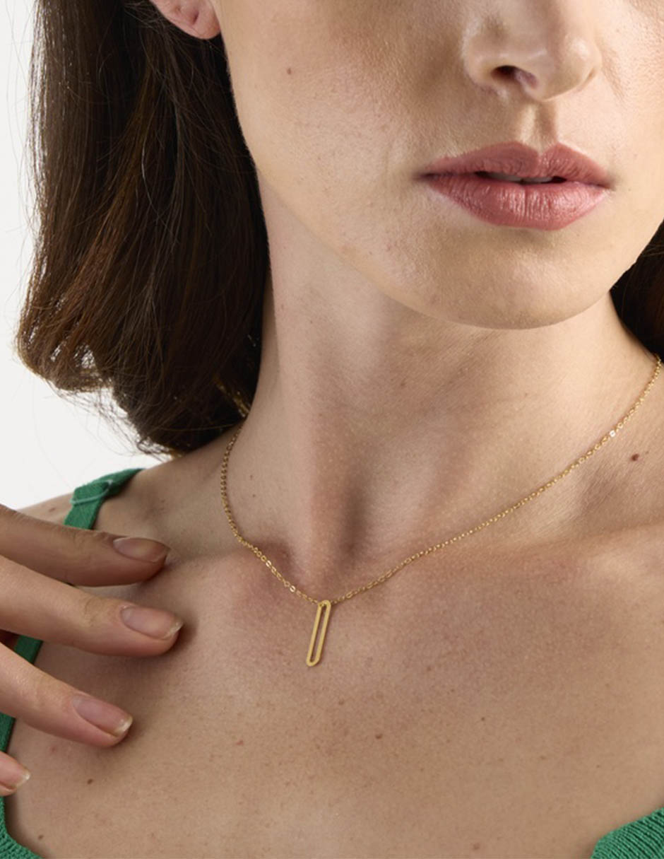 Collar de oro amarillo 14 K 3