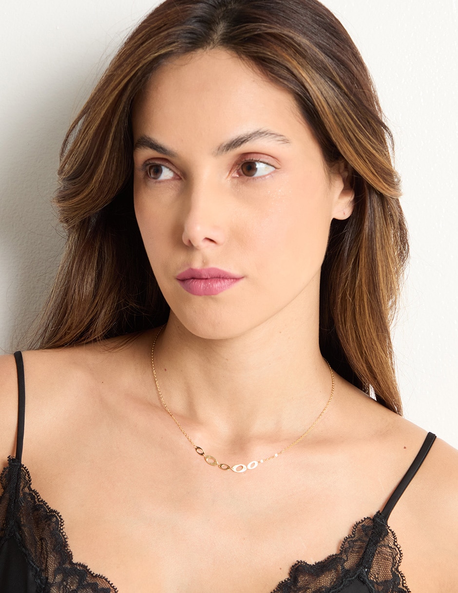 Collar de oro 14 K 3