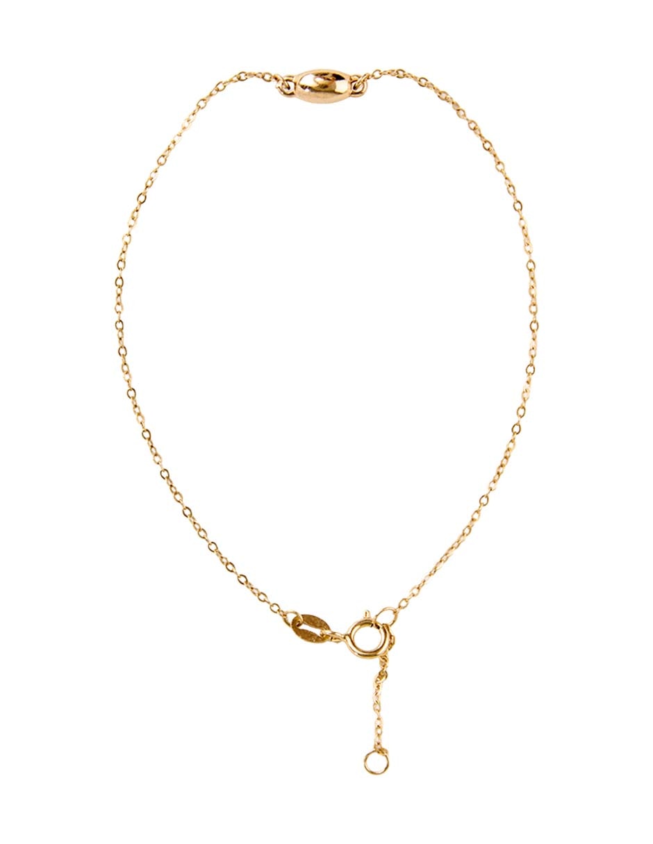 Pulsera de oro 14 K con acabado pulido