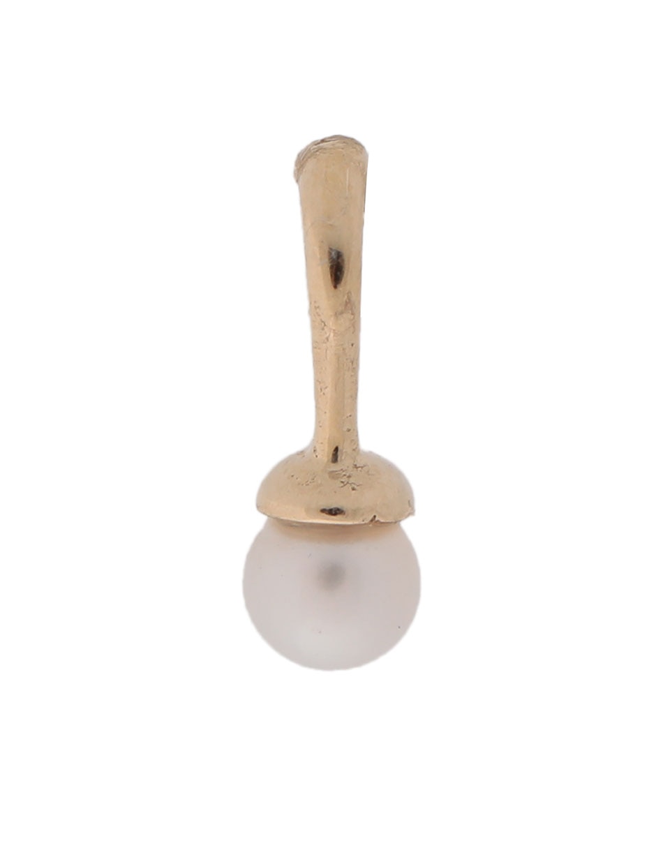 Charm circular de oro amarillo 14 K