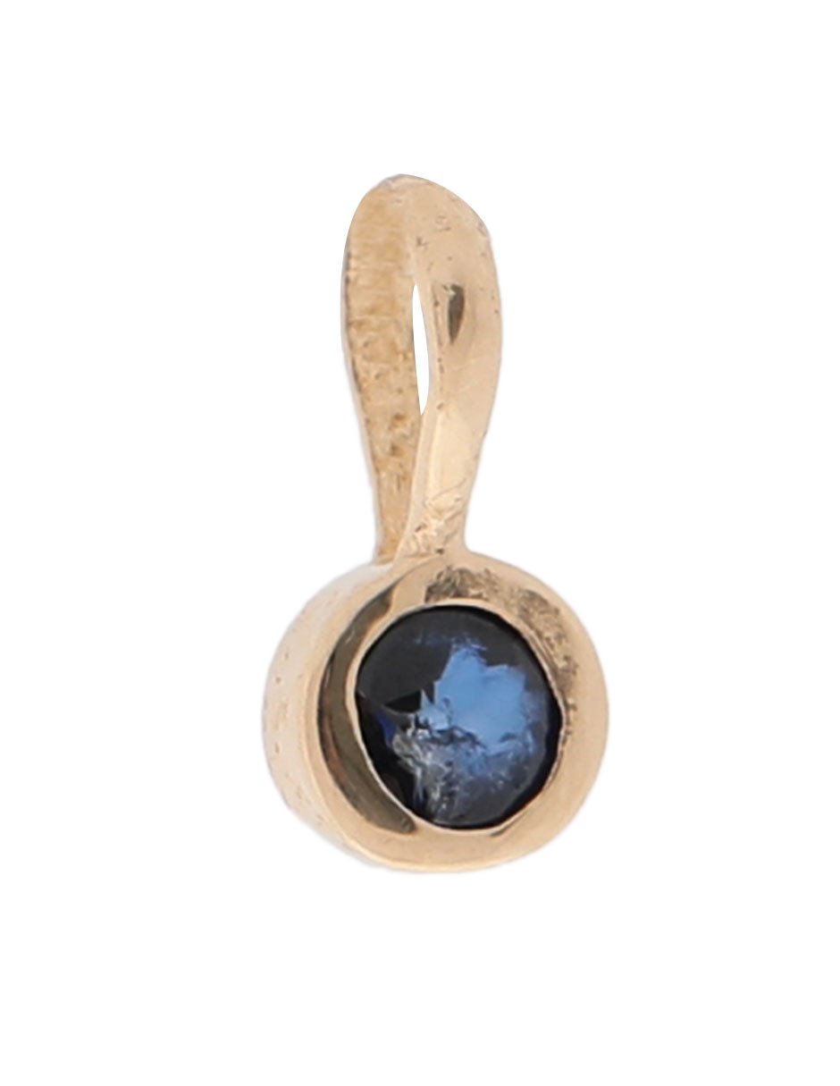 Charm circular de oro amarillo 14 K 2