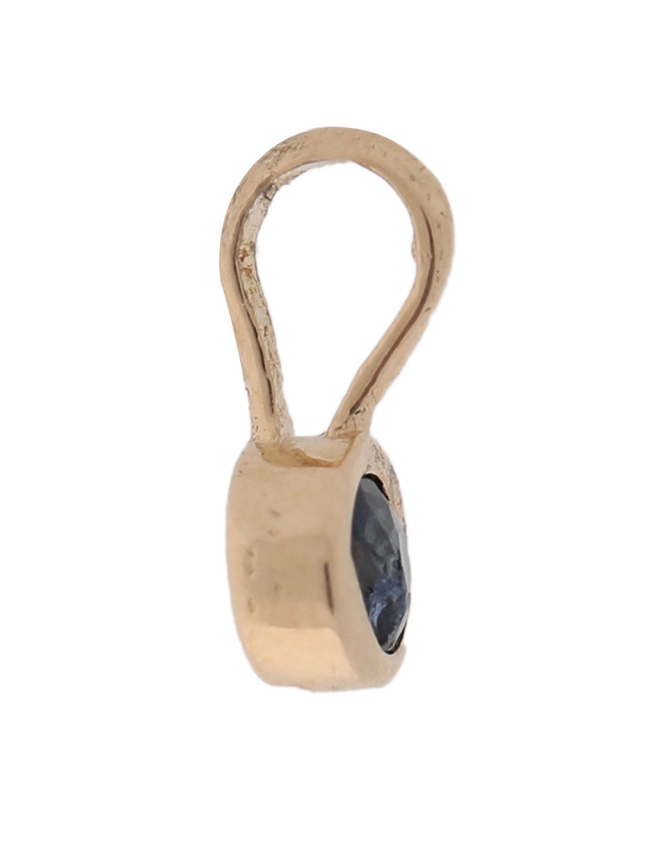 Charm circular de oro amarillo 14 K 3