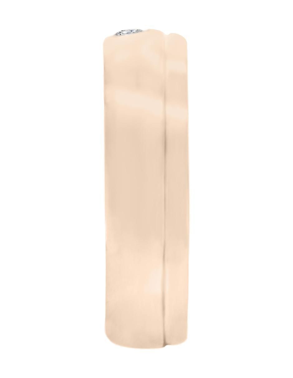 Argolla de oro 14 k Lepus diamante 4