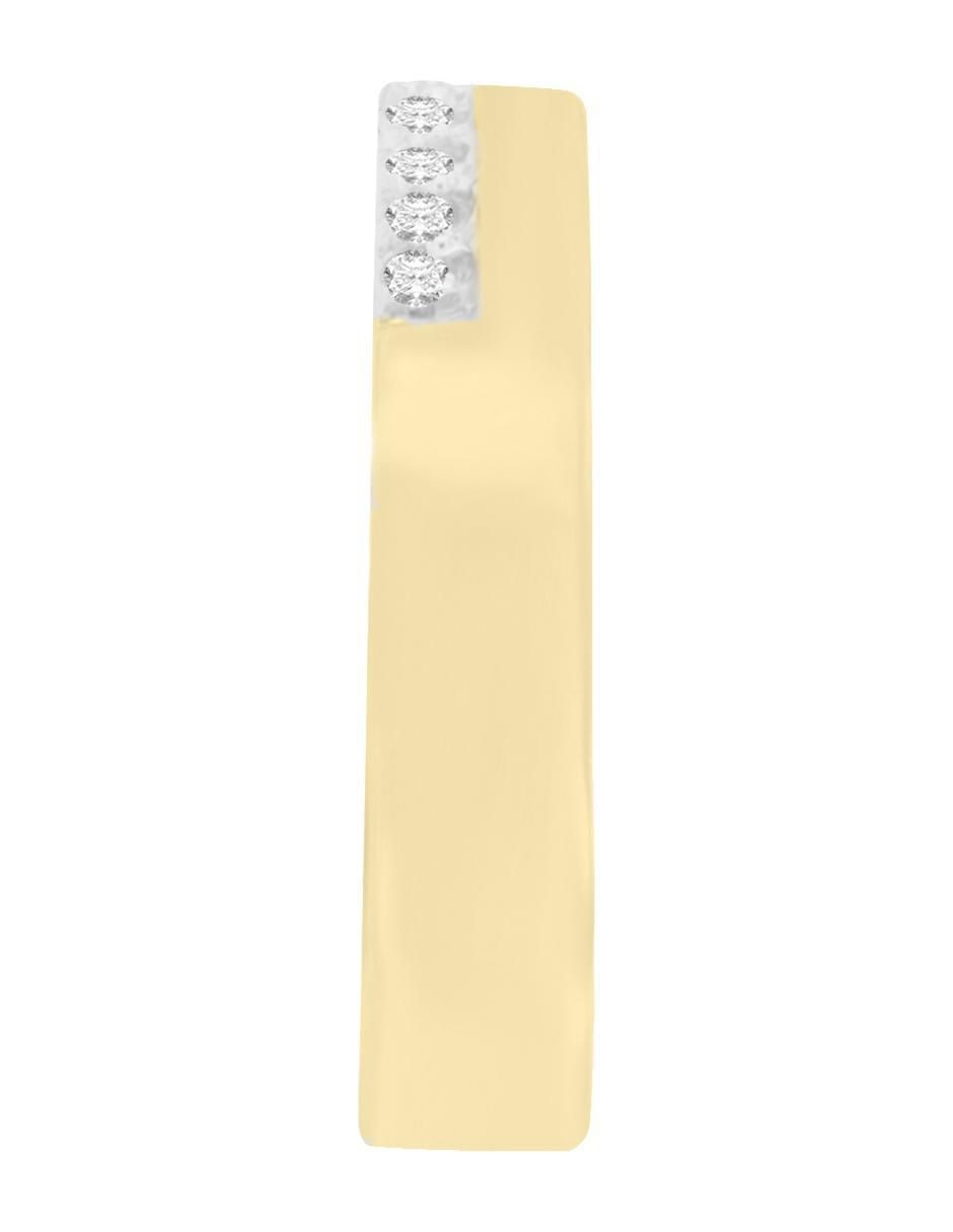 Argolla "de" oro 14 k essenza columba diamante