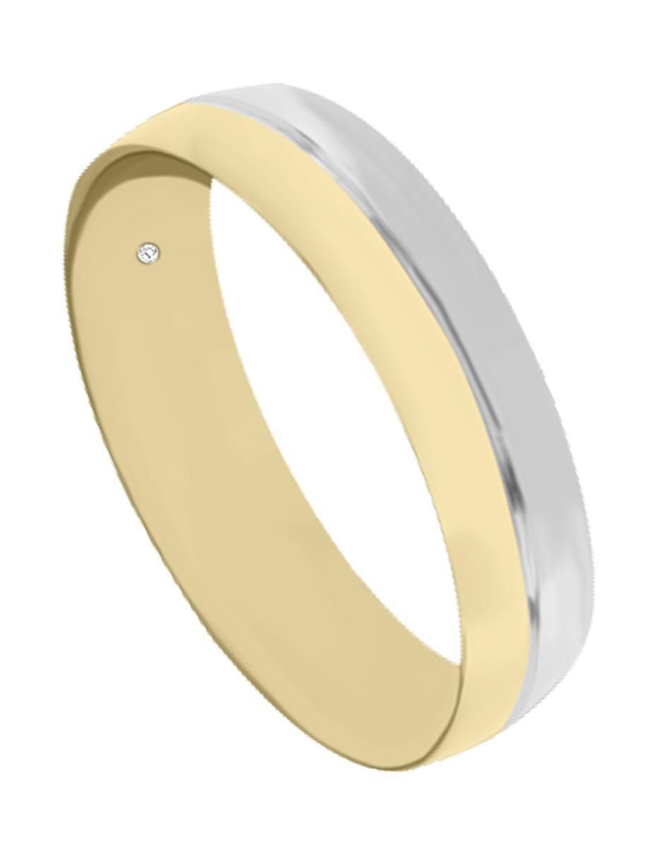 Argolla "de" oro 14 k essenza delfina sin gema