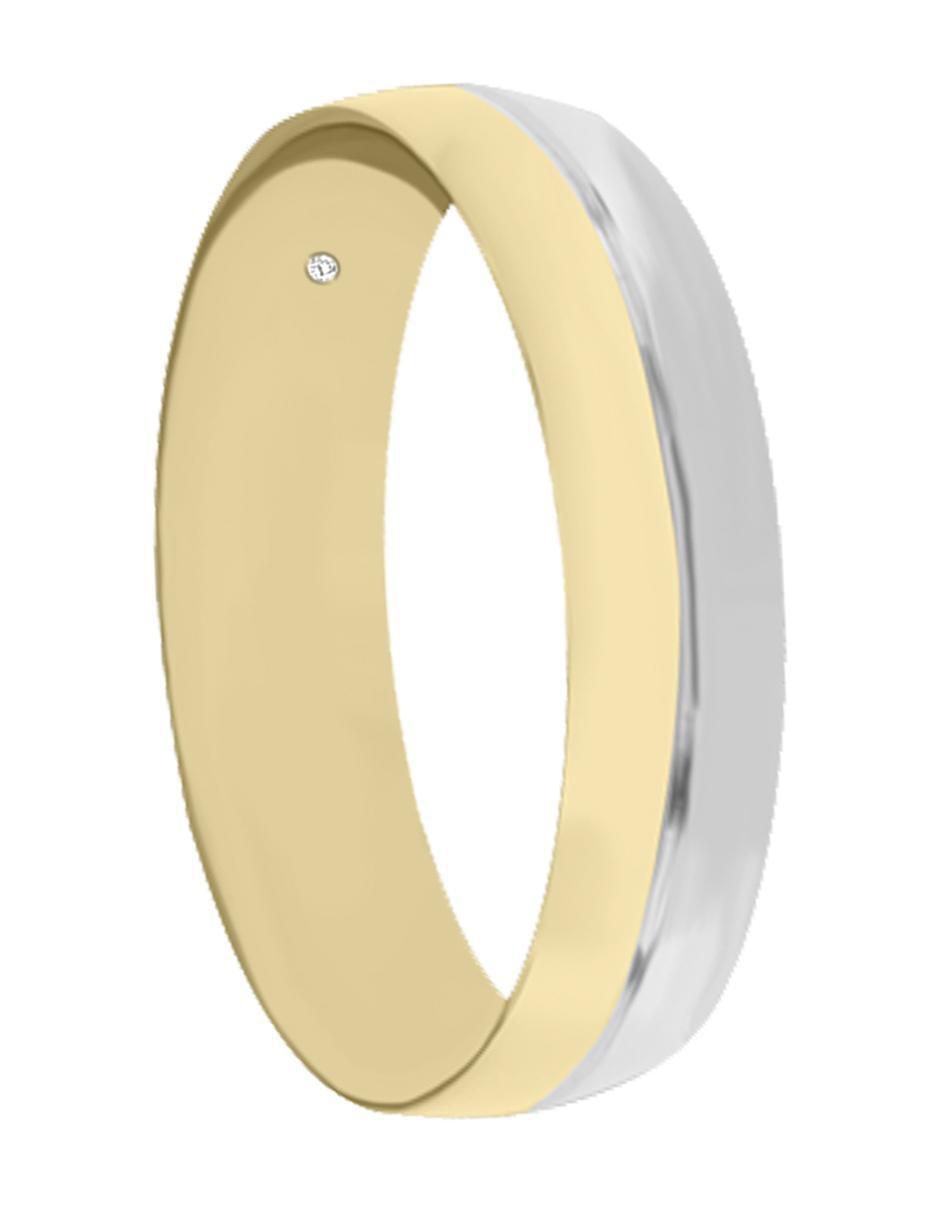 Argolla "de" oro 14 k essenza delfina sin gema