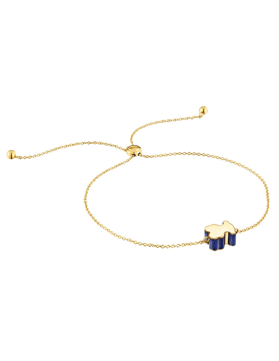 Pulsera de oro 18 K 1950 con acabado liso 2