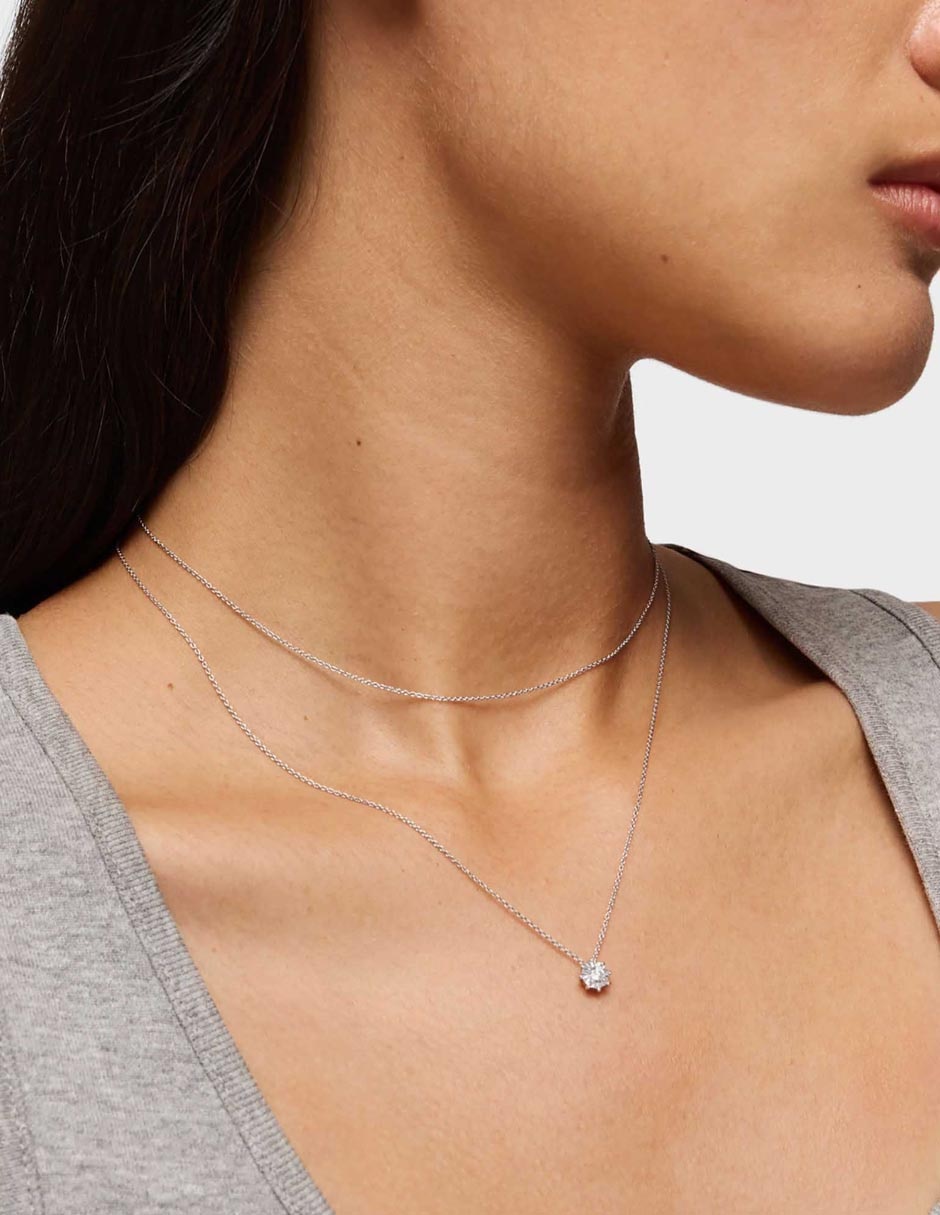 Collar Les Classiques de oro blanco 18 K 4