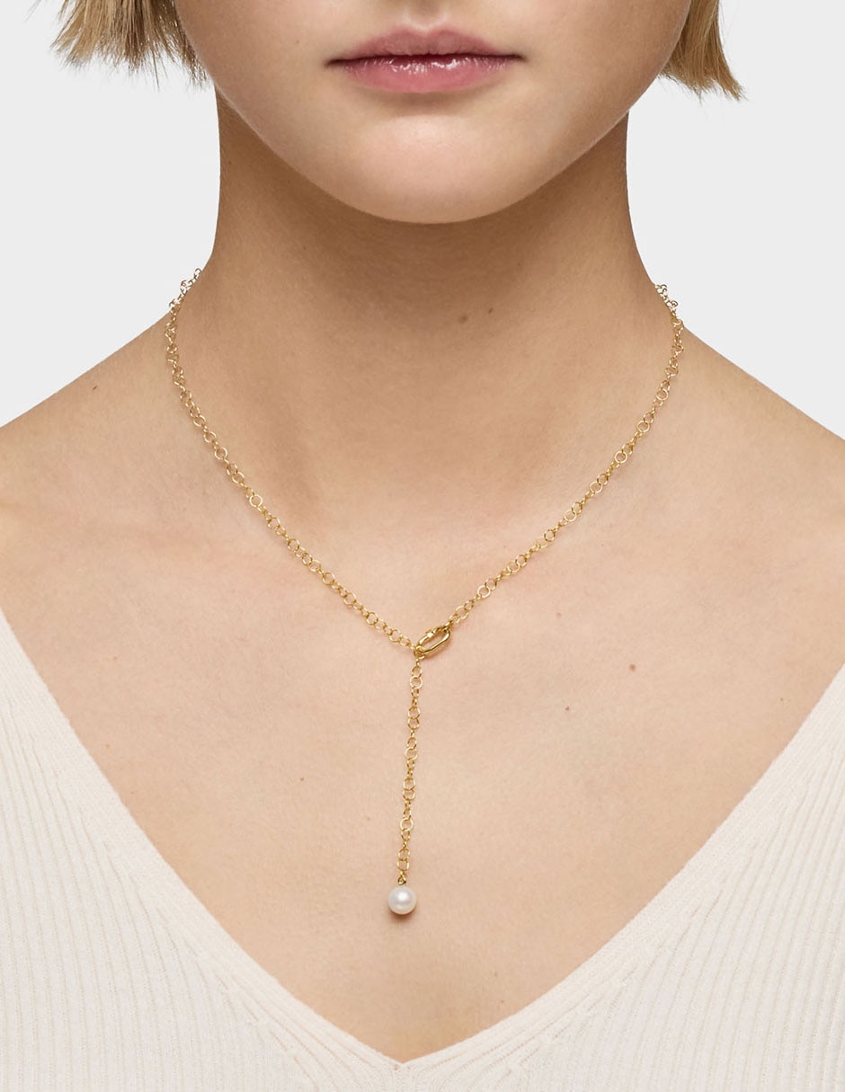 Collar Hold de oro amarillo 18 K 5