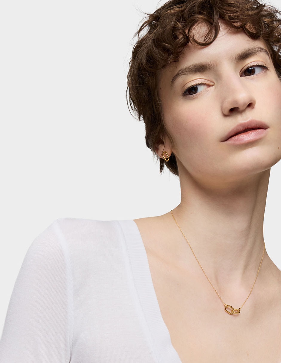 Gargantilla Hold de oro amarillo 18 K 4
