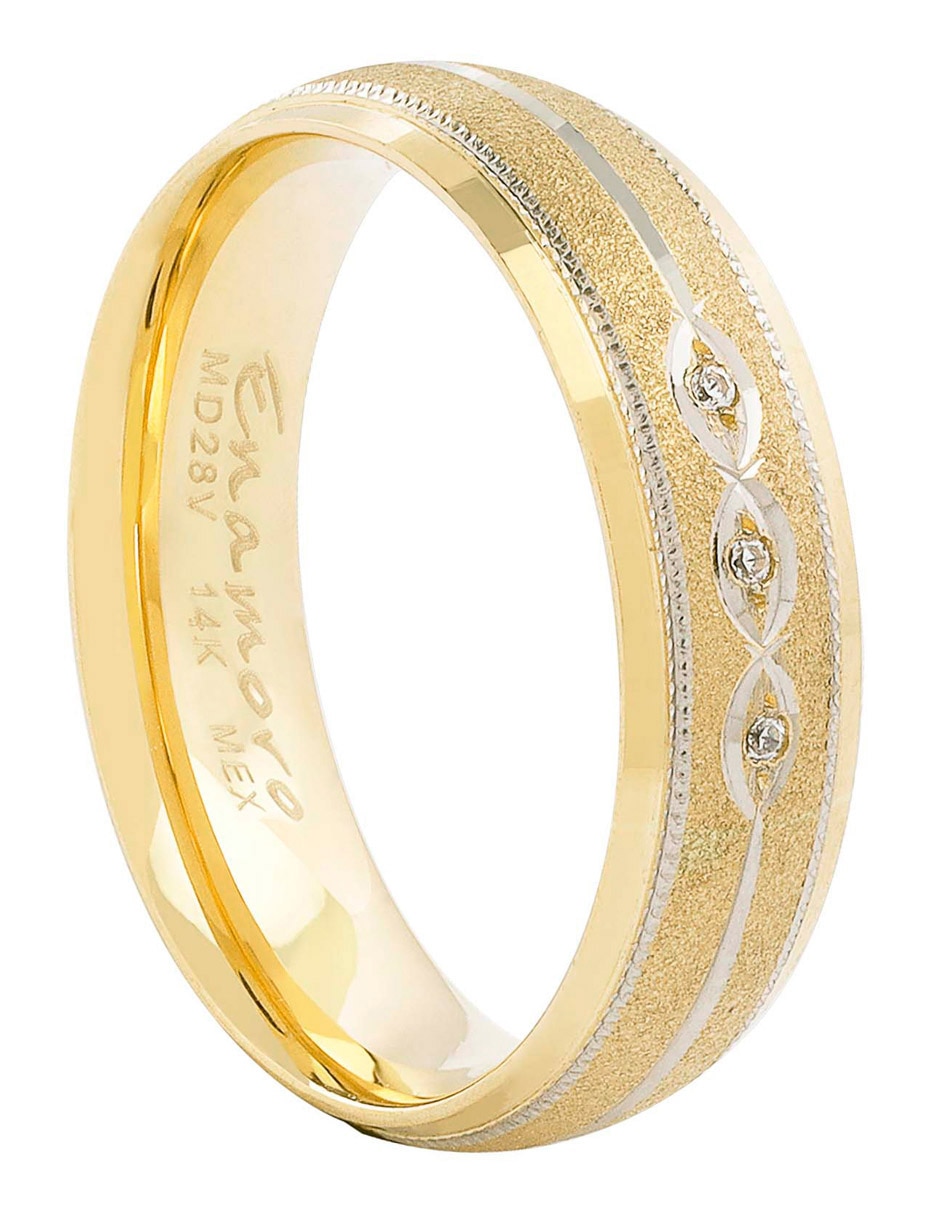 Argolla de oro 14 k 3