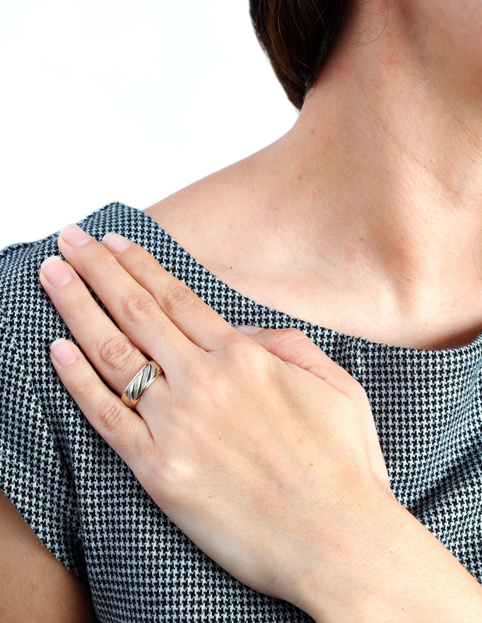 Argolla de oro 14 k 2