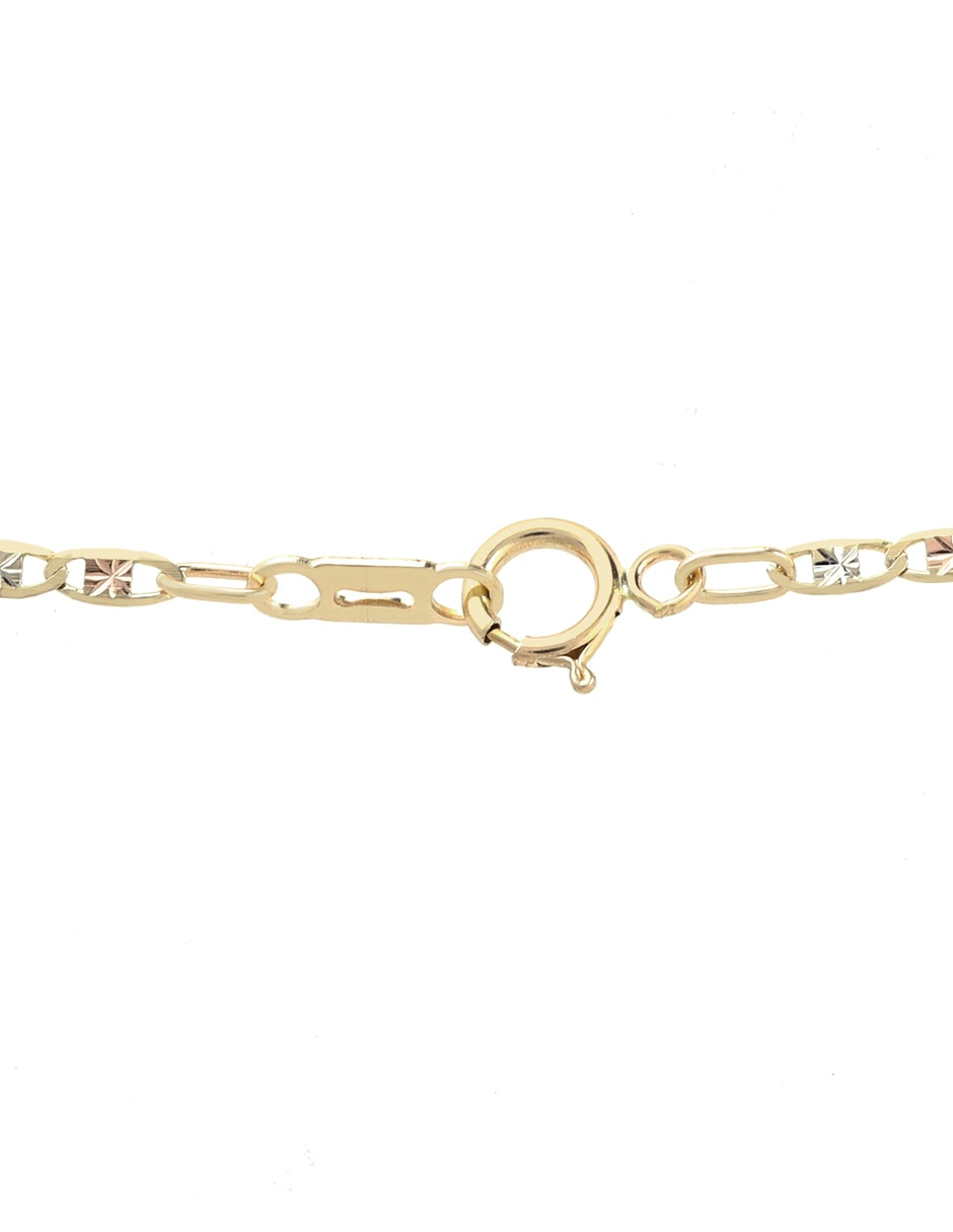 Collar de oro florentino 14 K 3