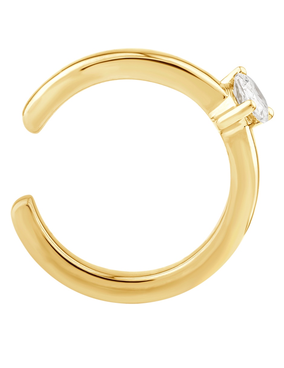 Aretes de gota 10 Ptosfashion de oro con acabado brillante zafiro 3
