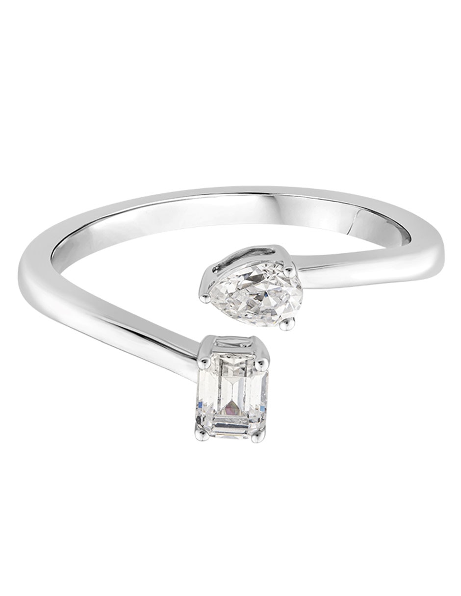 Anillo 14 k de oro brillante