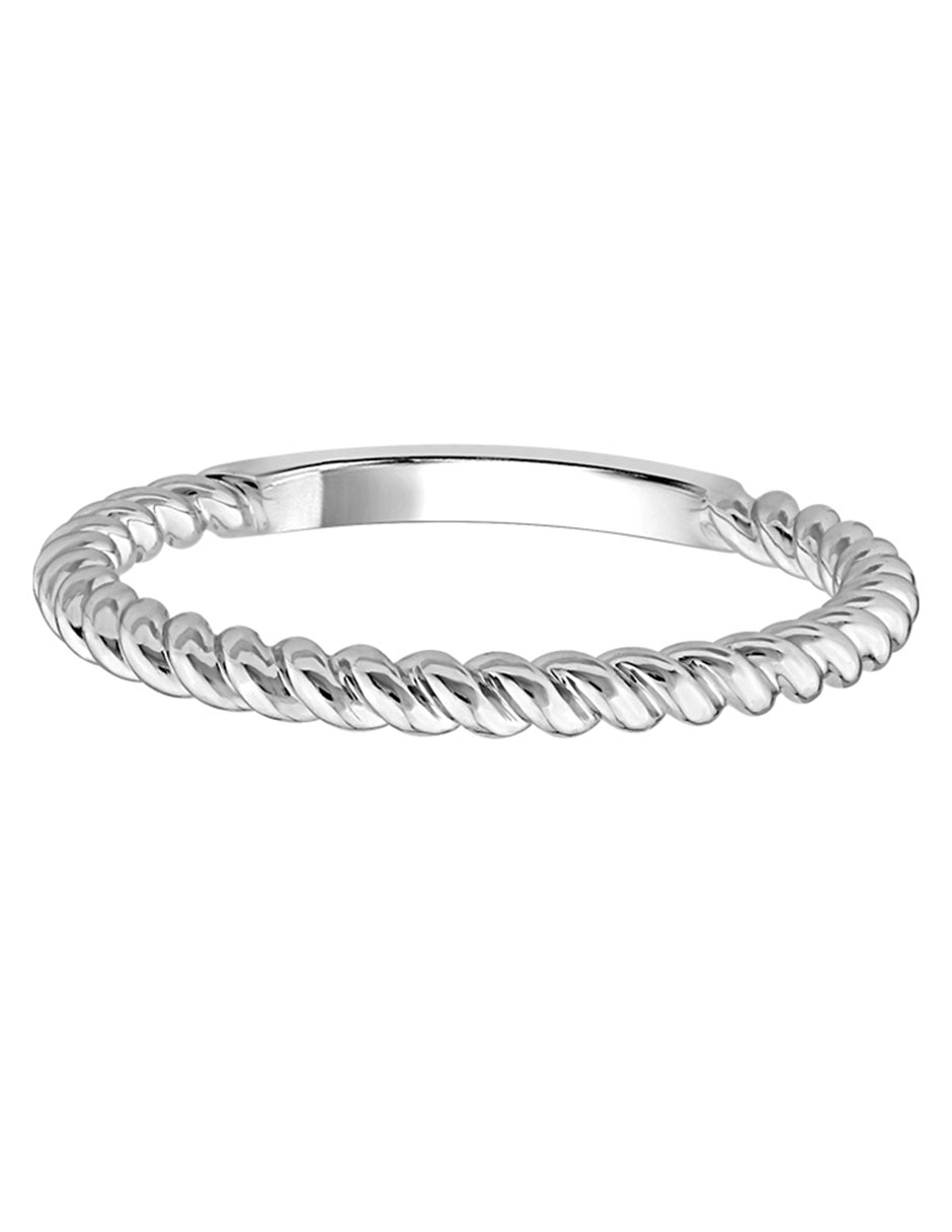 Anillo 14 k de oro brillante