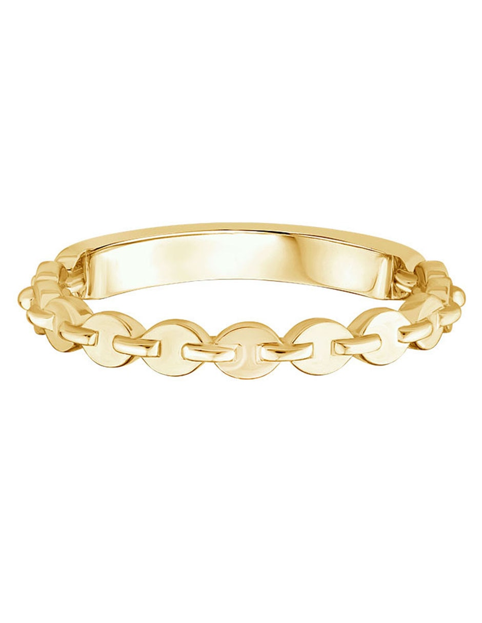 Anillo 14 k de oro brillante