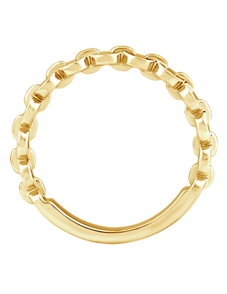 Anillo 14 k de oro brillante 2