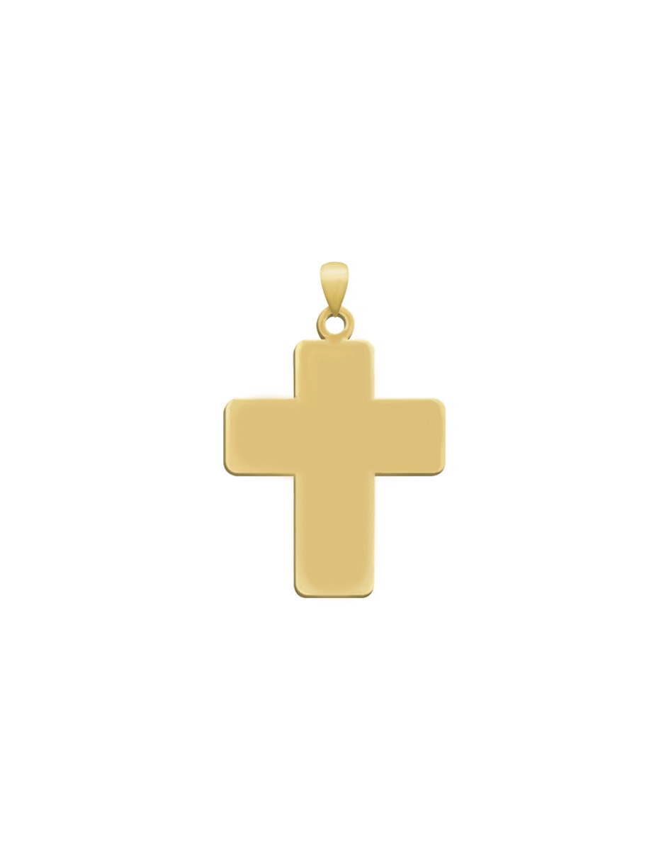 Dije de cruz nuestro padre de oro amarillo 14 K 2