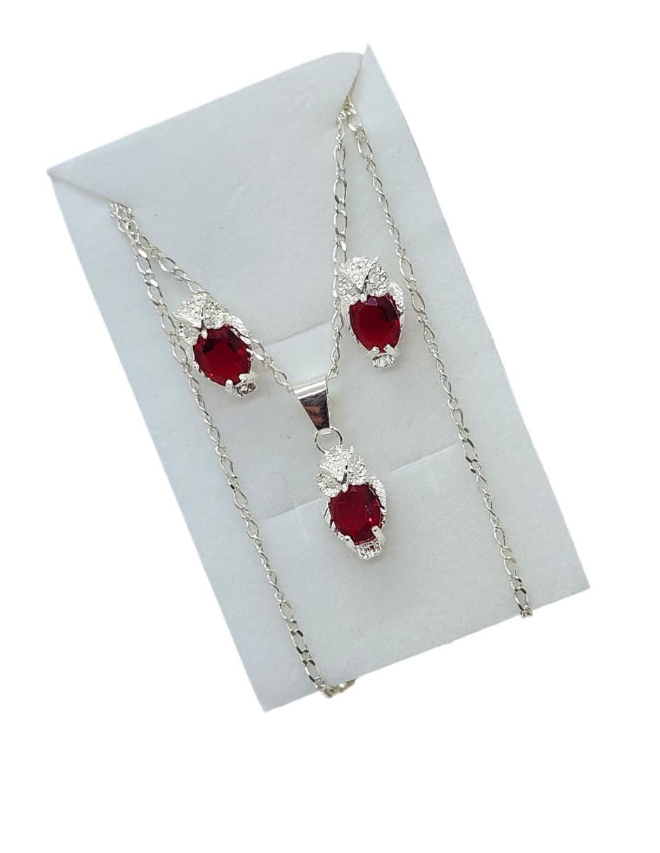 Aretes y collar de búho Ave Nocturna de plata P925 zirconia 4