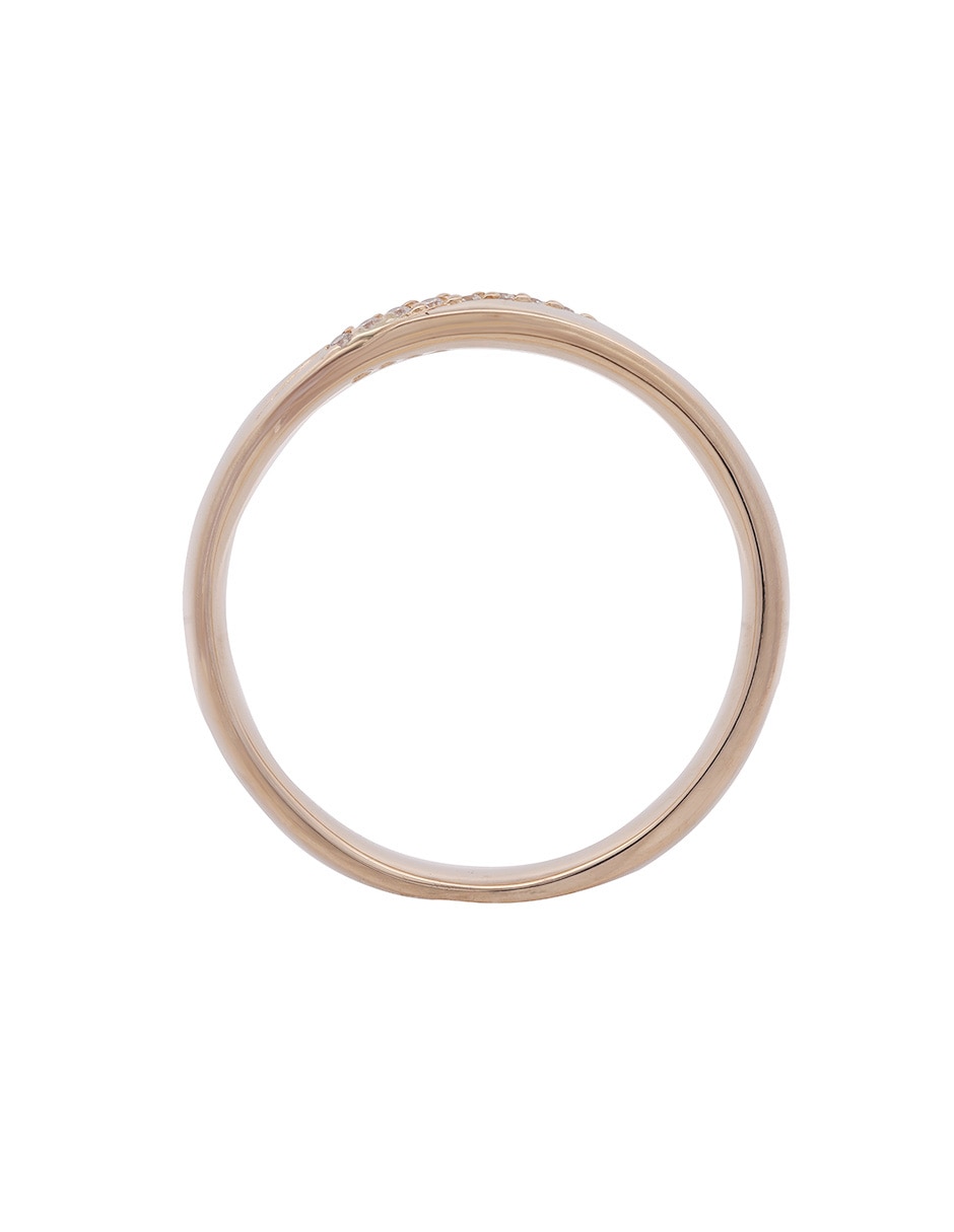 Argolla de oro 14 k diamante 2