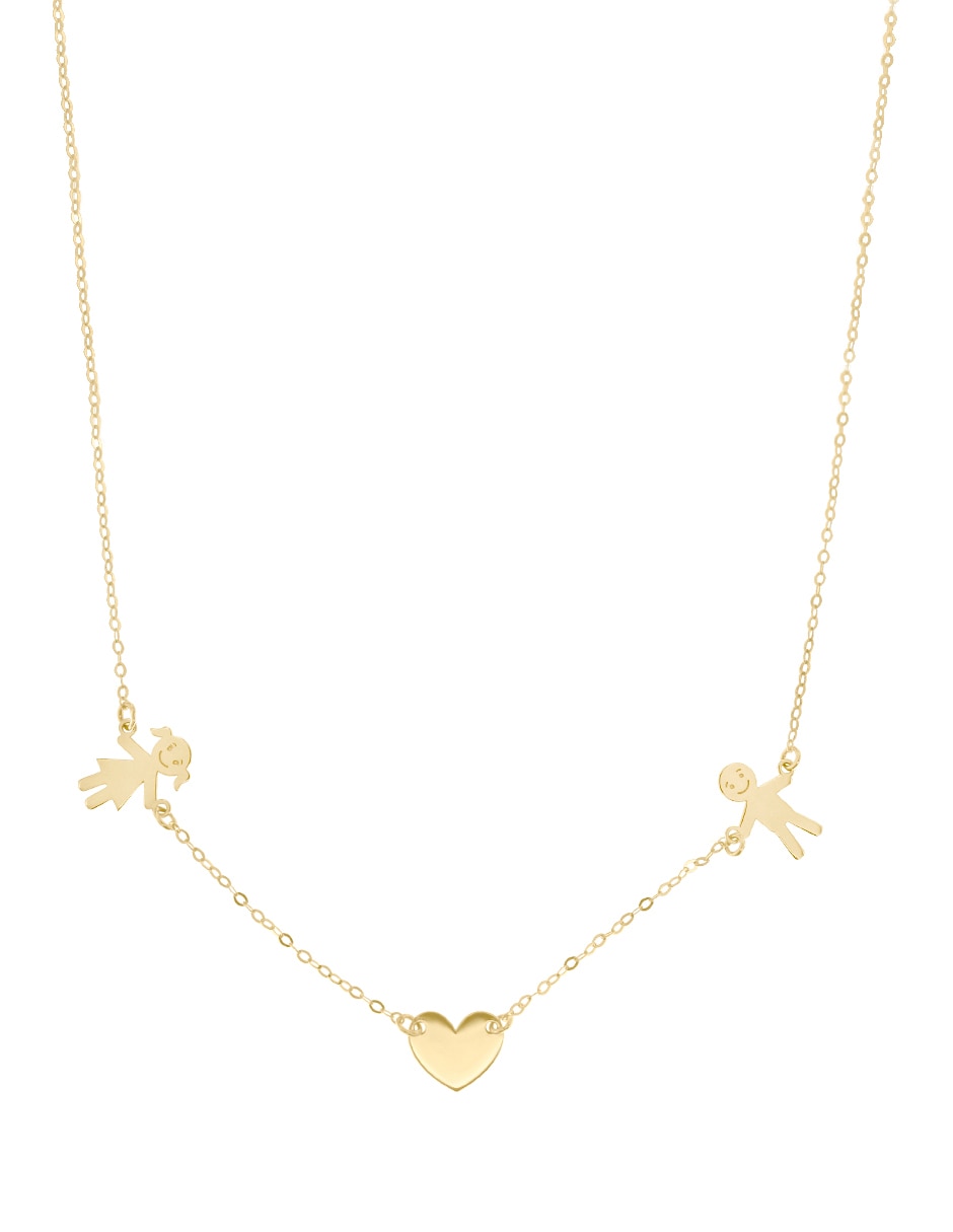 Collar de niño Cuore Unito de oro amarillo 14 K