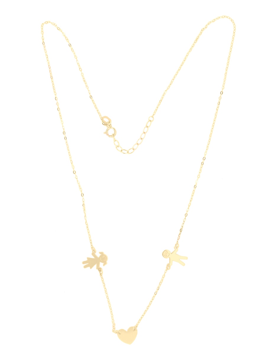 Collar de niño Cuore Unito de oro amarillo 14 K 2