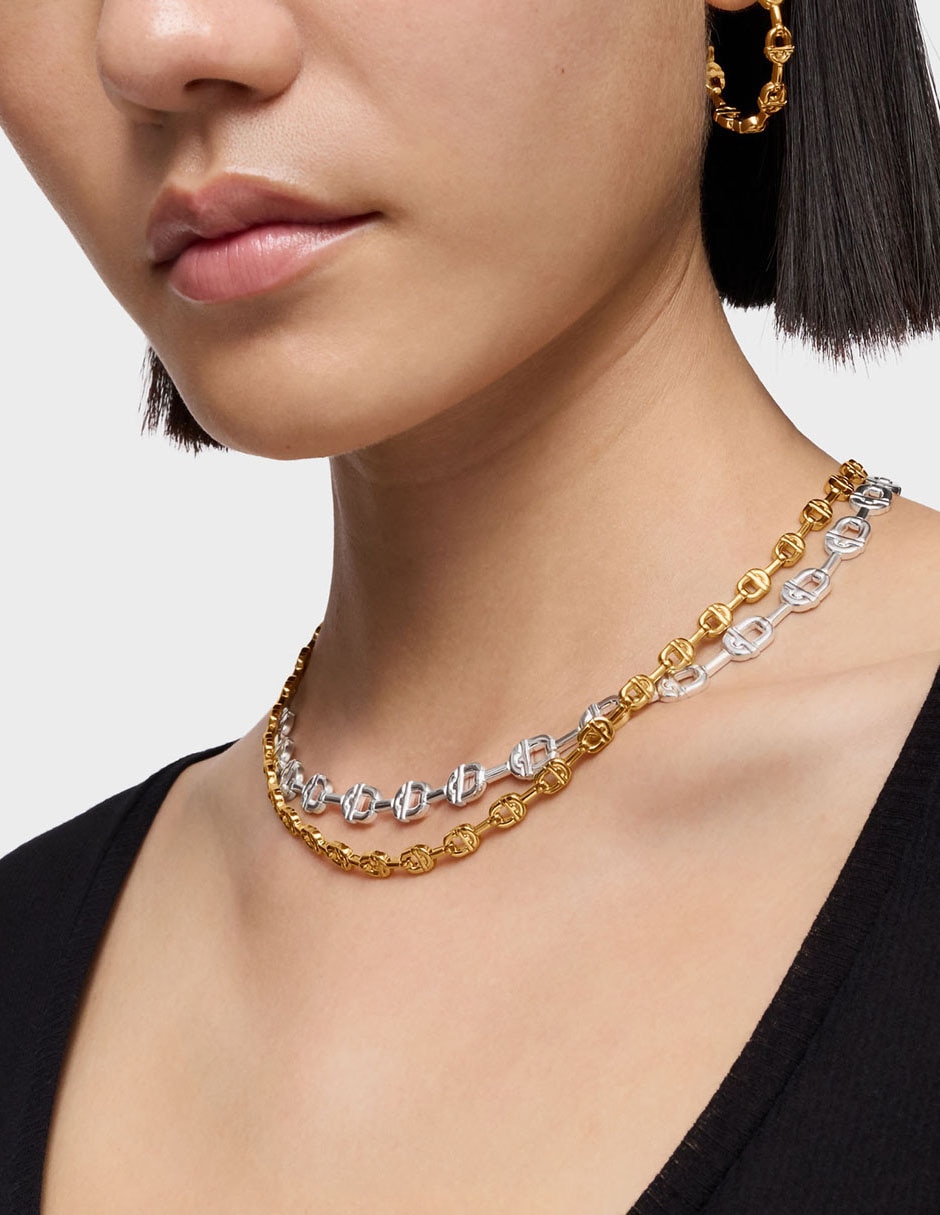 Collar de eslabones Manifesto de plata P 925 4
