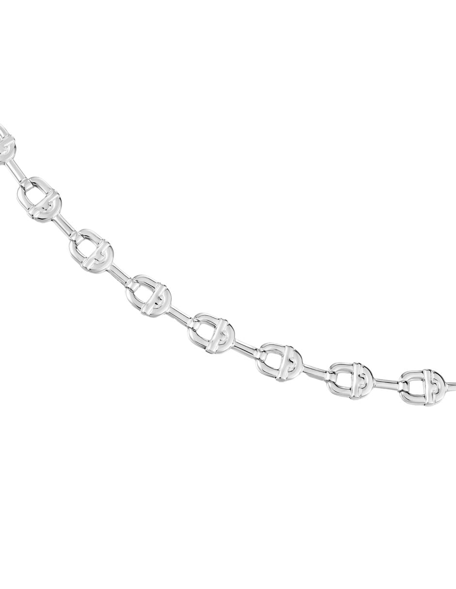 Collar de eslabones Manifesto de plata P 925 2