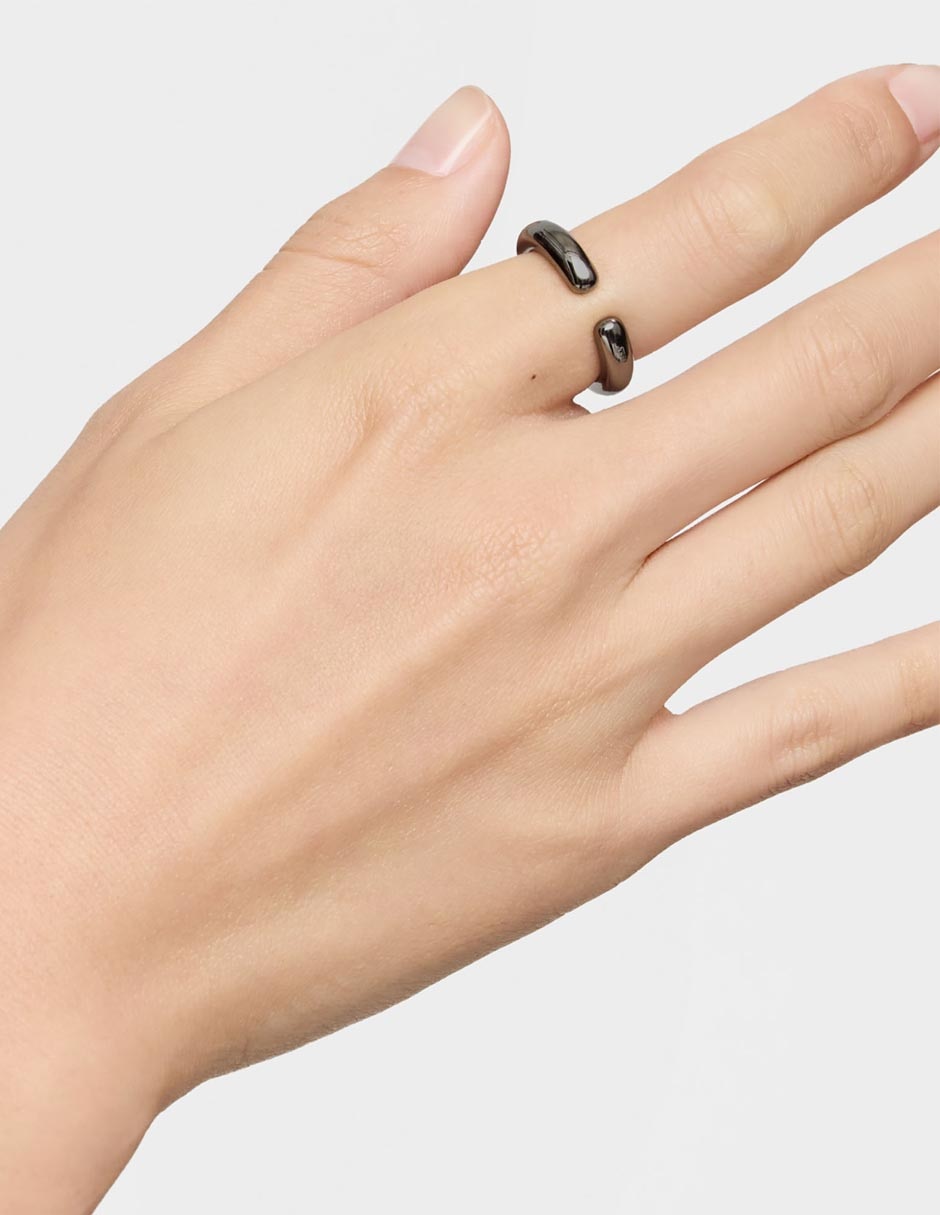Anillo Line P 925 de plata brillante 4