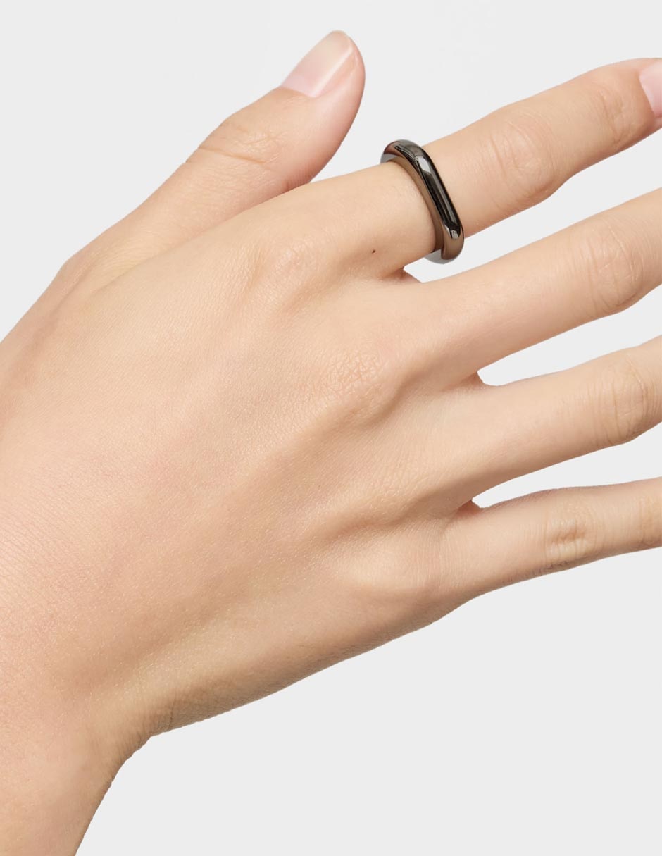 Anillo Line P 925 de plata brillante 5