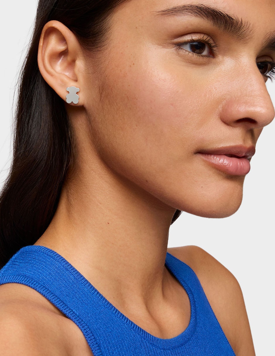 Aretes de oso Sweer Dolls de plata P 925 con acabado brillante 4