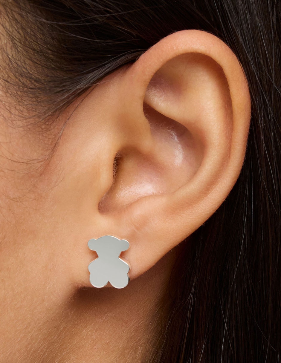 Aretes de oso Sweer Dolls de plata P 925 con acabado brillante 6