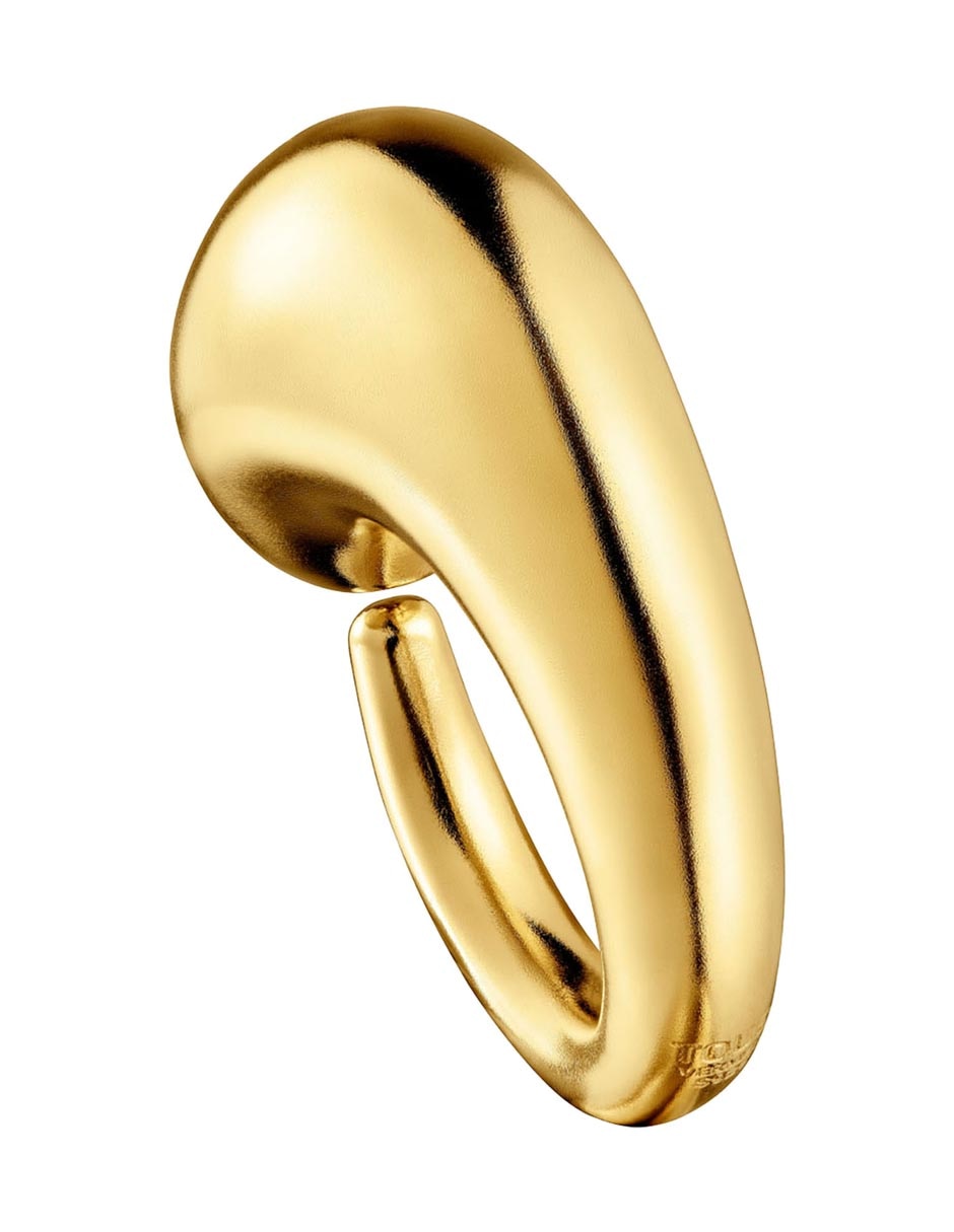 Anillo Balloon de plata P 925 con acabado baño de oro 4