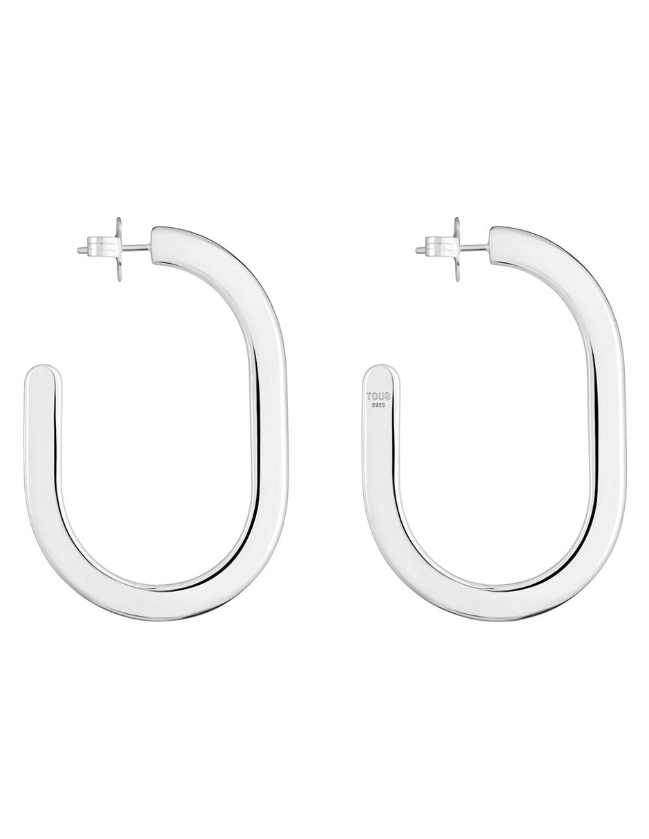 Aretes Line de plata P 925 con acabado brillante 2