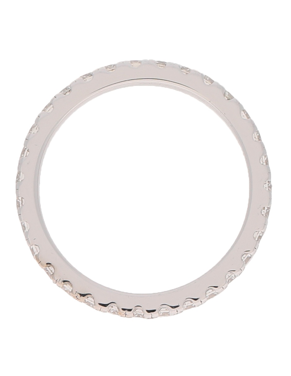Anillo P 925 de plata moissanita 2