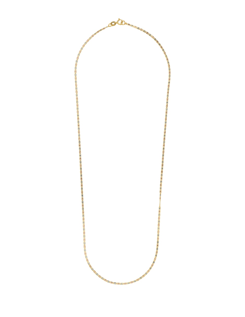Collar de eslabones de oro florentino 14 K 2