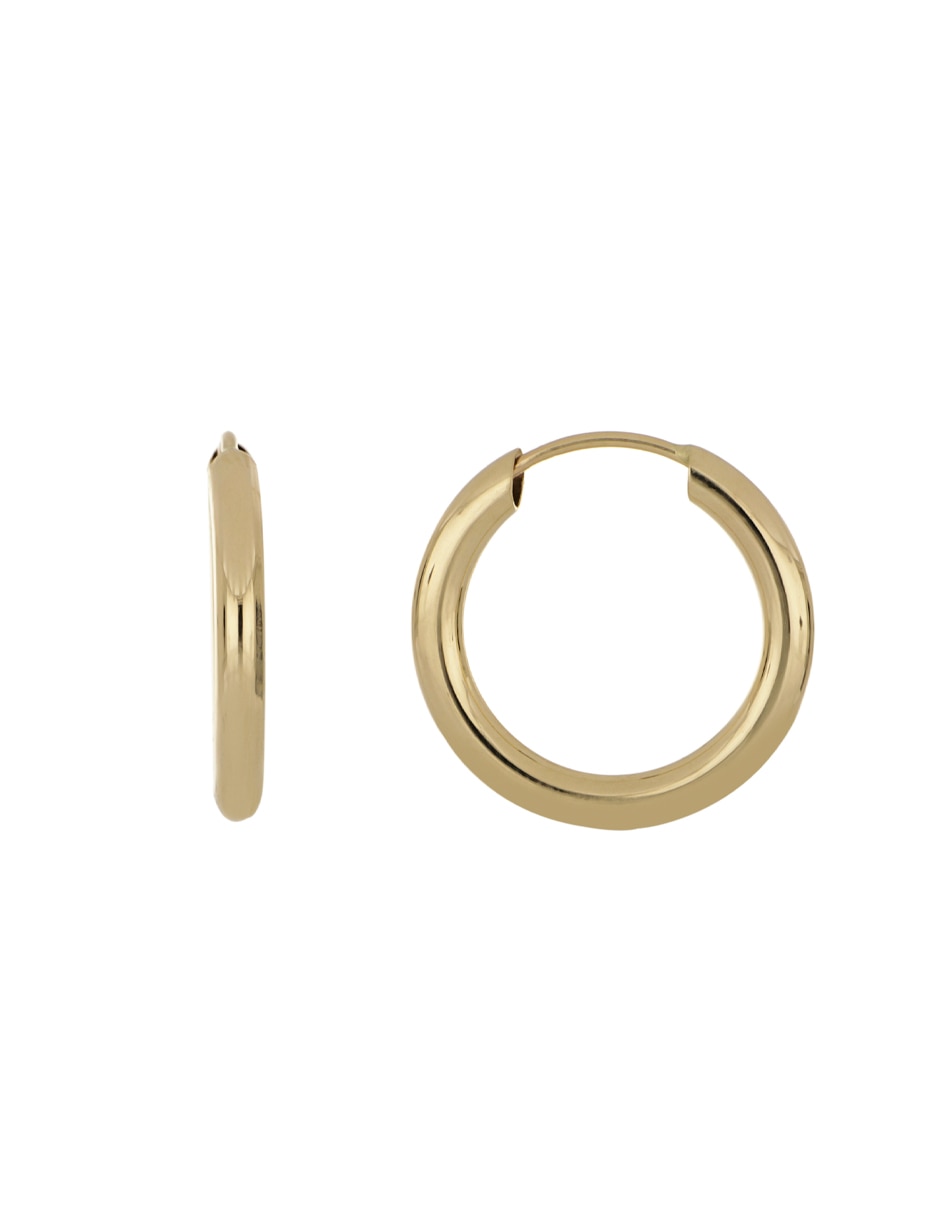 Arracadas de oro amarillo